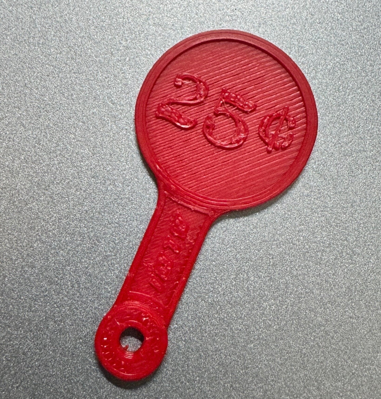 Aldi Cart Token. 3 color choices: Red, Black, White. 3D Printed Plastic Aldi Quarter Token for Shopping Cart. 25 cent, Cart Coin